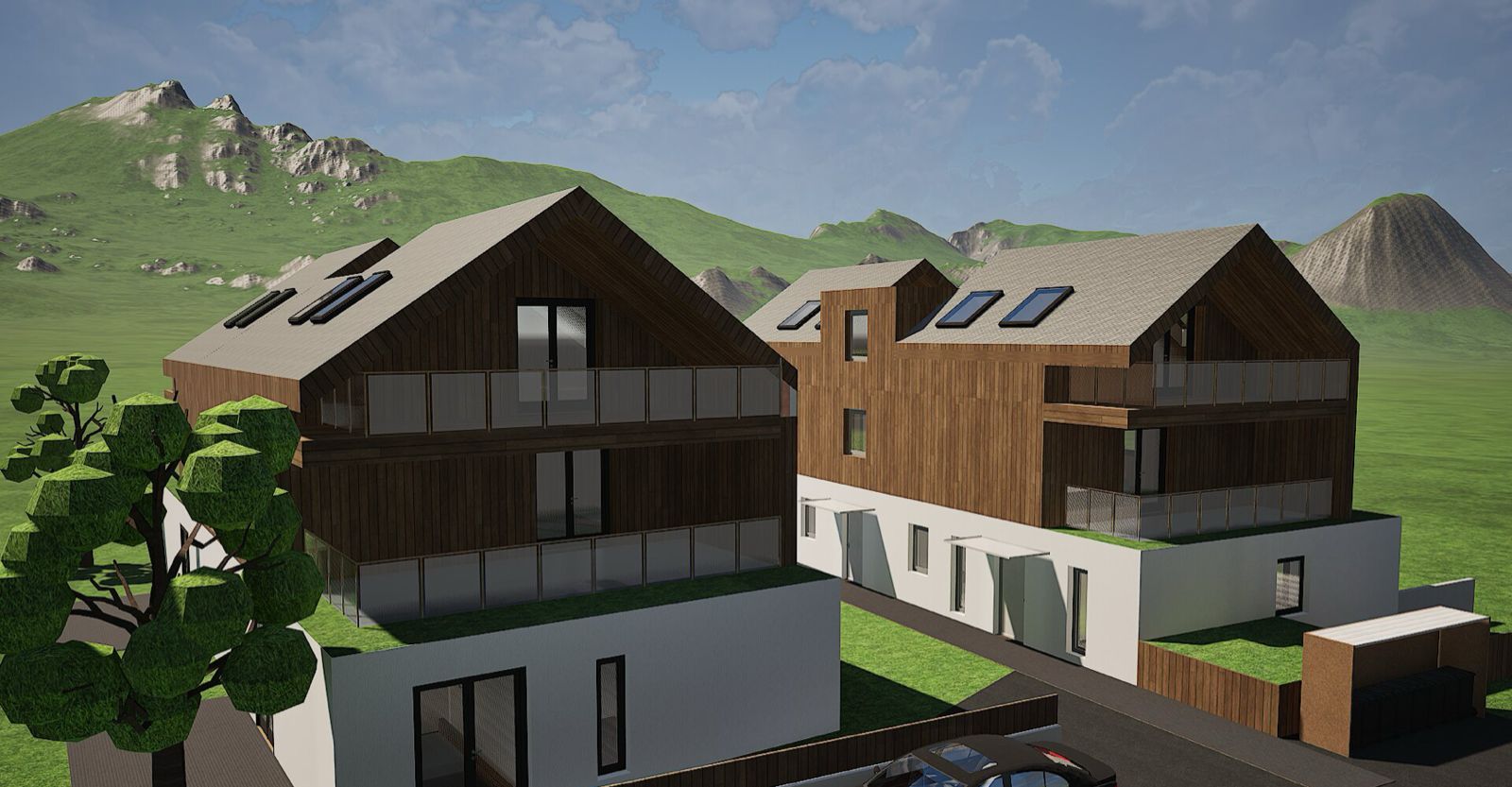 Rendering Alpin Residences Nassfeld